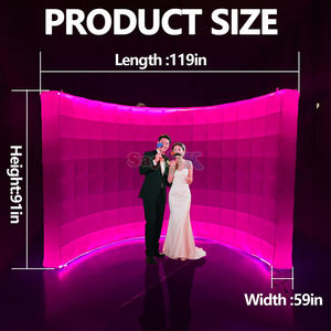 सेवोक फोटोबूथ इंफ्लेटेबल दीवार ने शादी, पार्टी, उत्सव, समारोह, उत्सव, उत्सव, उत्सव, उत्सव के लिए - Product Image 4