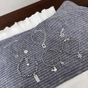 S925 Sterling <b>Silver</b> Bracelet Key <b>Charm</b> Women's Everyday Wear Fine Chain Link Jewelry - Product Image 3