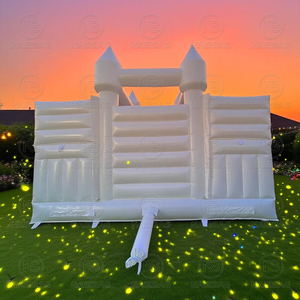 <span class=keywords><strong>Castillo</strong></span> <span class=keywords><strong>Inflable</strong></span> <span class=keywords><strong>Blanco</strong></span> para Bodas, Combo de Brincolín <span class=keywords><strong>Inflable</strong></span>, <span class=keywords><strong>Castillo</strong></span> Hinchable con Tobogán para Niños y Adultos - Product Image 5