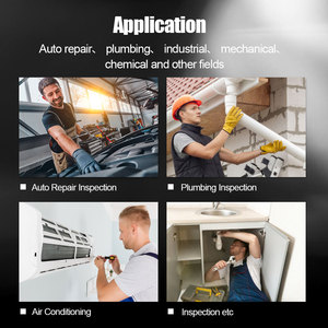 Caméra endoscopique double à rotation automatique à 360 degrés, 12 mm, HD1080P, écran IPS 4,5 pouces, boroscope d'inspection à double objectif orientable à 360 degrés - Product Image 4