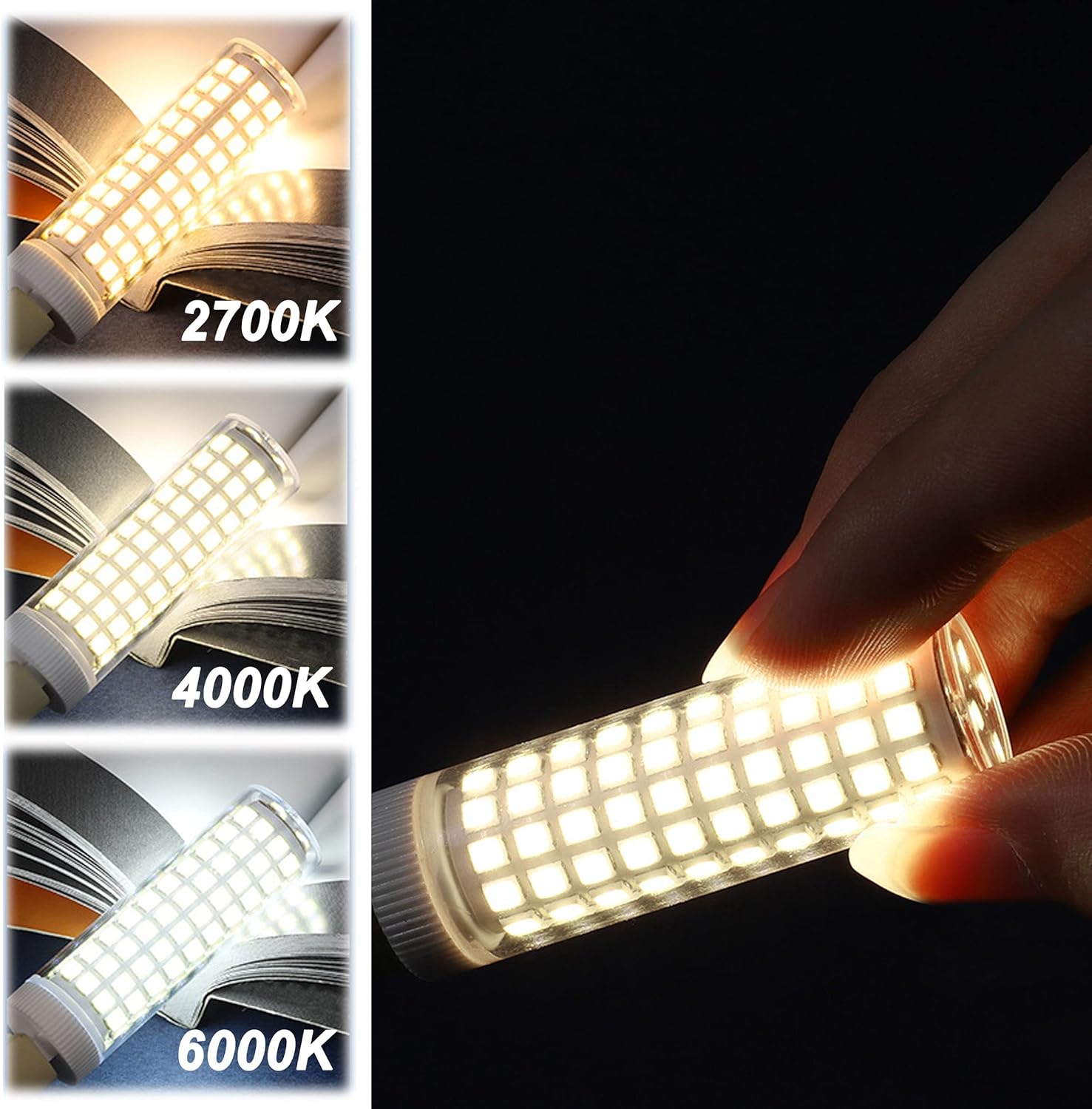 Product Details: Lanyou E12 10W LED Candelabra Bulb - 100W Equivalent, 1200lm, 6000K (5-Pack)