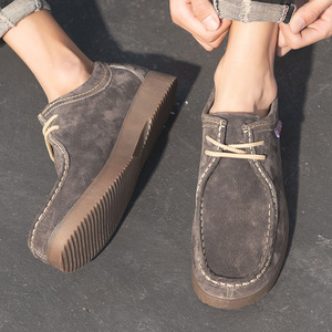 Scarpe da <span class=keywords><strong>Uomo</strong></span> Nuove Scarpe Casual in Pelle di Tendenza con Cuciture Cento Infradito Piatti Fodera Traspirante con Suola Elastica - Product Image 5