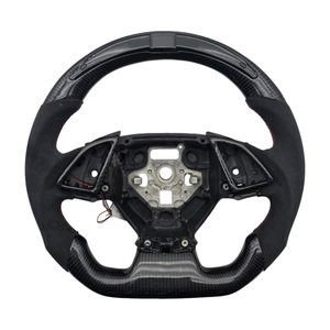 Gran oferta, nuevo producto caliente, volante LED de fibra de carbono Alcantara para volante de coche Chevrolet Camaro - Product Image 1