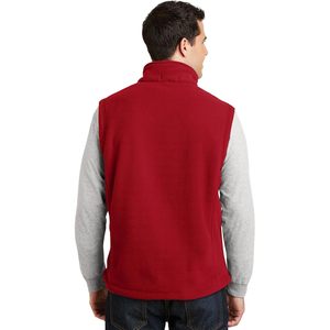 Chaleco de lana bordado personalizado para hombre, sin mangas, con cremallera, para invierno - Product Image 5