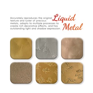 Peinture métallique liquide résistante aux intempéries, revêtement décoratif en poudre métallique, forte adhérence, finition de qualité extérieure pour les façades de bâtiments - Product Image 4