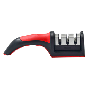 Aiguiseur de couteaux manuel professionnel avec poignée antidérapante en plastique, pour la cuisine, gain de place, lames d'affûtage en pierre, ciseaux - Product Image 2