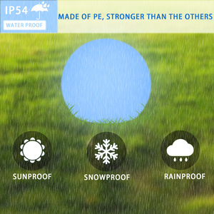 Đèn trang trí hình cầu năng lượng mặt trời thân thiện với môi trường, bán chạy nhất nhà máy, sử dụng đèn <span class=keywords><strong>LED</strong></span> <span class=keywords><strong>RGB</strong></span> PE, dùng cho Giáng sinh, Halloween, đám cưới, sân vườn - Product Image 3