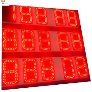 Large <strong>single</strong> <strong>digit</strong> 6 inch <strong>7</strong> <strong>segment</strong> display led pure red emitting color for gas station led price sign - Product Image 4