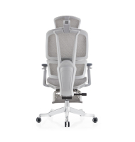 Chaise pivotante ergonomique de luxe, robuste, avec porte-vêtements, hauteur réglable, accoudoirs 3D, tissu en maille, bon prix