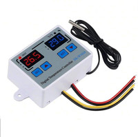 Contrôleur de température numérique XK-W1010 110V 220V 12V 24V, thermostat C/F, sortie directe 10A, régulateur de température pour incubateur d'œufs