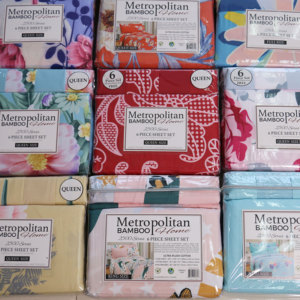 Bán Buôn Nhà Bộ Sưu Tập In Bộ Đồ Giường Nữ Hoàng Tấm Ga Giường Set Với Gối 6Pcs Set - Product Image 3