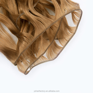 100% <b>Russian</b> Virgin Thin Invisible Genius Weft Hair Extensions Double Drawn Natural Human Hair Genius Weft - Product Image 6