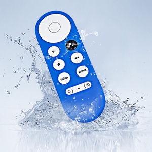 Para <span class=keywords><strong>Google</strong></span> <span class=keywords><strong>Chromecast</strong></span> <span class=keywords><strong>2020</strong></span> Y16 Control remoto Funda protectora de silicona anticaída (negro) - Product Image 5