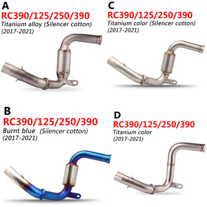 Tubo Conector de Escape para Motocicleta <span class=keywords><strong>125</strong></span> 250 390 DUKE RC390, Tubo de Enlace Central, Sistema de Escape Deslizable 2017 <span class=keywords><strong>2018</strong></span> 2019 2020 - Product Image 6