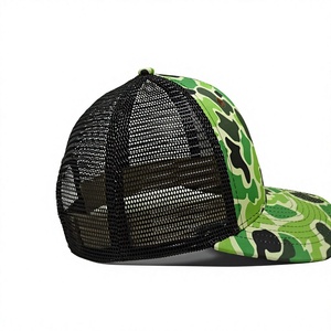 Cómoda Gorra Trucker de Camuflaje con Logotipo Ajustable, 6 Paneles y Malla Trasera para Ropa de Exterior, Pesca, Adultos, Hecha en Vietnam - Product Image 4