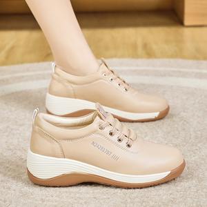 Zapatos deportivos de suela gruesa para mujer, nuevo estilo, ligeros, antideslizantes, cómodos de usar, informales, de una sola pieza. - Product Image 3