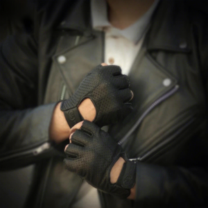 Gants de fitness demi-doigts en similicuir respirant, unisexes, pour l'entraînement et les sports toutes saisons - Product Image 3