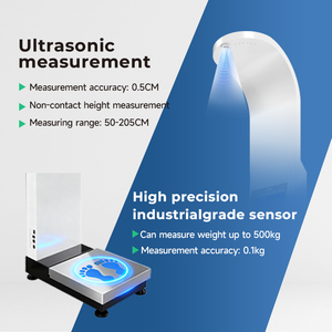 अस्पताल का उपयोग मानव शरीर को अनुकूलित इलेक्ट्रॉनिक ऊंचाई और वजन पैमाने अल्ट्रासोनिक बीम शरीर के ऊंचाई वजन पैमाने - Product Image 4