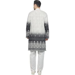 Kurta Bordada de Manga Larga para Hombre, Marca Shikha Fab, Ropa Formal para Eid, Diwali y Festivales - Product Image 4