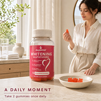 Gummies blanchissantes au glutathion prêtes à l'emploi, gummies éclaircissantes pour la peau avec collagène marin, complément de soin pour la peau, les cheveux, les ongles et les os