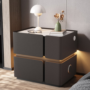 Quality Certifications Nordic Style Customizable Smart <strong>Bedside</strong> <strong>Table</strong> <strong>with</strong> Speakers Large-Capacity <strong>Drawer</strong> Storage - Product Image 3