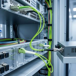 Câble de brassage à fibre optique FASO OM5 en promotion, connecteurs SC LC FC ST UPC SCUPC, cordons de brassage à fibre optique FTTH 3.0mm Duplex LSZH certifiés CE - Product Image 1