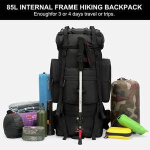 <span class=keywords><strong>Mochila</strong></span> Táctica Impermeable, Material Oxford Resistente, Forro <span class=keywords><strong>de</strong></span> Poliéster, Cierre <span class=keywords><strong>de</strong></span> Cremallera, <span class=keywords><strong>Mochila</strong></span> Moderna para Senderismo, Escuela y Uso Diario - Product Image 2