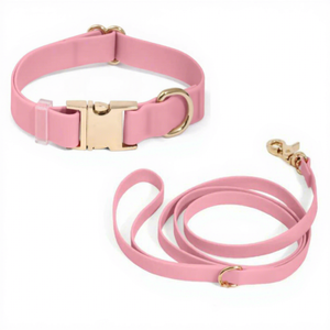 Pet Supplies Custom Brand MUKER Padded Sport Fashion Breakaway <b>Waterproof</b> PVC Polyester <b>Dog</b> <b>Collar</b> Leash Set with Harness - Product Image 1