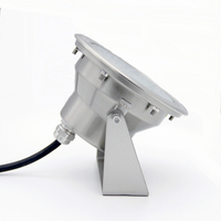 Projecteur submersible RGB extérieur IP68 en acier inoxydable 304 pour fontaine, avec contrôle DMX