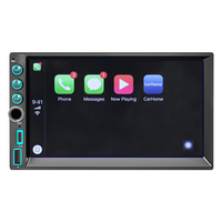 Système audio de voiture Android double DIN universel 2DIN avec écran tactile sans fil CarPlay Bluetooth 7 pouces