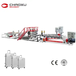 CHAOXU Twin Layers ABS Plastic Plate Extrusion Line For Luggage