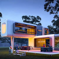 Personnalisable Portable Living Pod House Préfabriqué Conteneur en Acier Cabine Amovible Bureau Capsule Maison pour Appartements