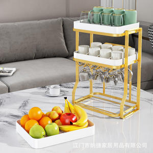 Égouttoir de luxe Najie pour verres et verres à vin avec support, usage domestique polyvalent, taille L, forme carrée - Product Image 1