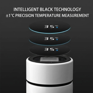 Bouteille d'eau isotherme électrique 500 ml avec infuseur, affichage LED de la température, thermos intelligent personnalisé - Product Image 5