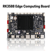 Placa de Computación de Borde RK3588, LPDDR4, EMMC, WiFi6, Bluetooth, Android 13, HD, EDP, LVDS, MIPI para Pantalla Integrada