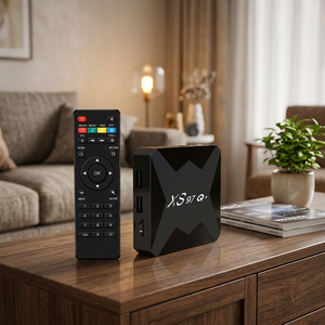 กล่องทีวีแอนดรอยด์ XS97 Q+ Allwinner H313 Quad Core 1+8GB รองรับ WiFi คู่ 4K HDR เครื่องเล่นสื่อสตรีมมิ่ง กล่องรับสัญญาณทีวี ราคาขายส่ง - Product Image 1