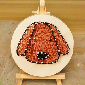 Diy Crafts <strong>Kit</strong> Arts <strong>Nail</strong> String Art <strong>Kit</strong> for Adults Kids Home Decoration With Accessories - Product Image 4
