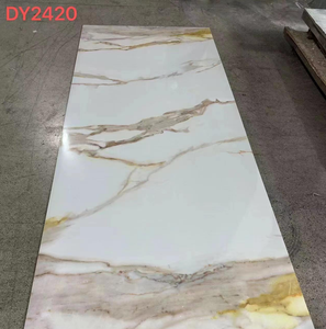Hot Selling PVC Marble <strong>Sheet</strong> Wall Panels 1220*2440mm UV Board <strong>Plastic</strong> Composite <strong>Cladding</strong> for Interior Custom Cutting Service - Product Image 4