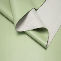 Rouleau de 1.7mm d'épaisseur en cuir synthétique semi PU souple à grain fin pour tapisserie d'ameublement de chaise de canapé avec support en velours