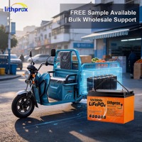 Batterie de véhicule de mobilité LiFePO4 prismatique 12V300AH, légère, résistante aux chocs, pour fauteuil roulant d'hôpital, conforme aux normes UL CE RoHS MSDS