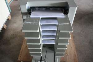 Collateur <span class=keywords><strong>de</strong></span> feuilles à 6 bacs, collateur horizontal, machine à coller les feuilles - Product Image 4