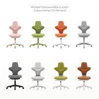 La dernière chaise ergonomique en maille moderne est disponible en plusieurs couleurs, petite taille, hauteur réglable, adaptée à la maison, à l'hôpital et à l'école