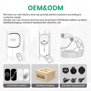 Estación de Carga Inteligente para Vehículos Eléctricos de Nivel 2, 7kW 11kW 22kW, Tipo 1 Tipo 2, Control por WiFi/Aplicación, OCPP, IP66, 14-50 DLB, para Hogar y Exteriores - Product Image 6