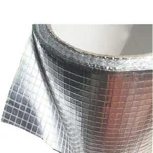 Warmteafdichting Versterkt Aluminiumfolie Laminaat 5*5 Glasvezel Gaas