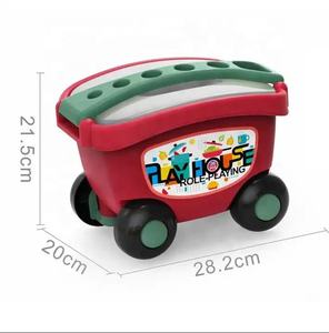 Juego de cocina eléctrico de 26 piezas, juego de cocina de plástico de color para comida, Juguetes - Product Image 2