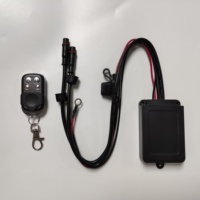Kingshowstar Contrôleur 4 touches pour éclairages de roues monochromes et éclairages de roues à double couleur, module de télécommande sans fil avec boîtier