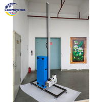 Azulejos de vidrio automáticos, papel para pared, arte de inyección de tinta, decoración mural, máquina de impresión de pared UV, impresora de pared 3D