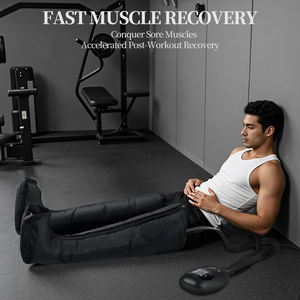 Sepatu bot kompresi sirkulasi darah, pressoterapi drainase limfatik, pemulihan sistem kompres udara, pemijat kaki dan kaki ditingkatkan - Product Image 3