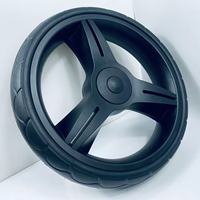 Roues et pneus de chariot en mousse plastique de 10 pouces, roulettes de chaise, roues de chariot