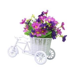 Décoration d'intérieur pour salon, bouquet de fleurs en soie, fleurs artificielles en plastique, décoration de voiture, décoration de maison, petite décoration en <span class=keywords><strong>pot</strong></span> - Product Image 2